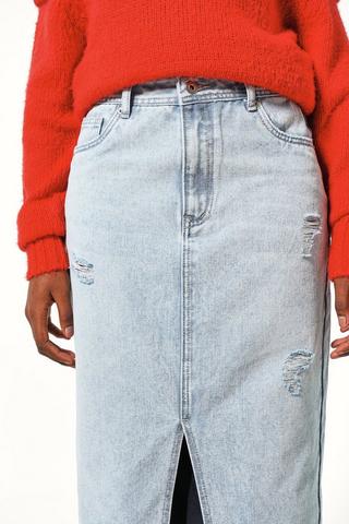 Denim Maxi Skirt