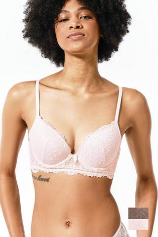 2 Pack Plunge Bra