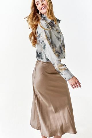 Satin Slip Skirt