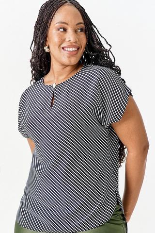 Stripe Boxy Top