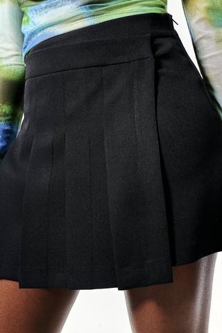 Pleated Skort