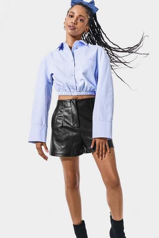Pleather Shorts