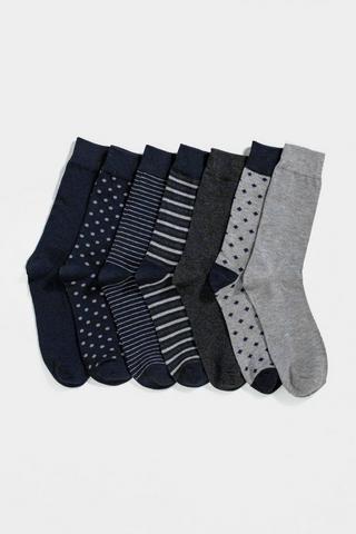 7 Pack Socks