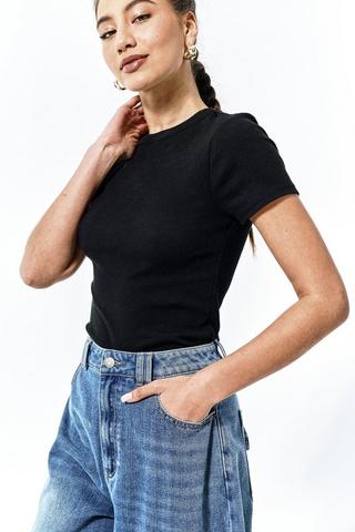 Fitted Ribbed Top