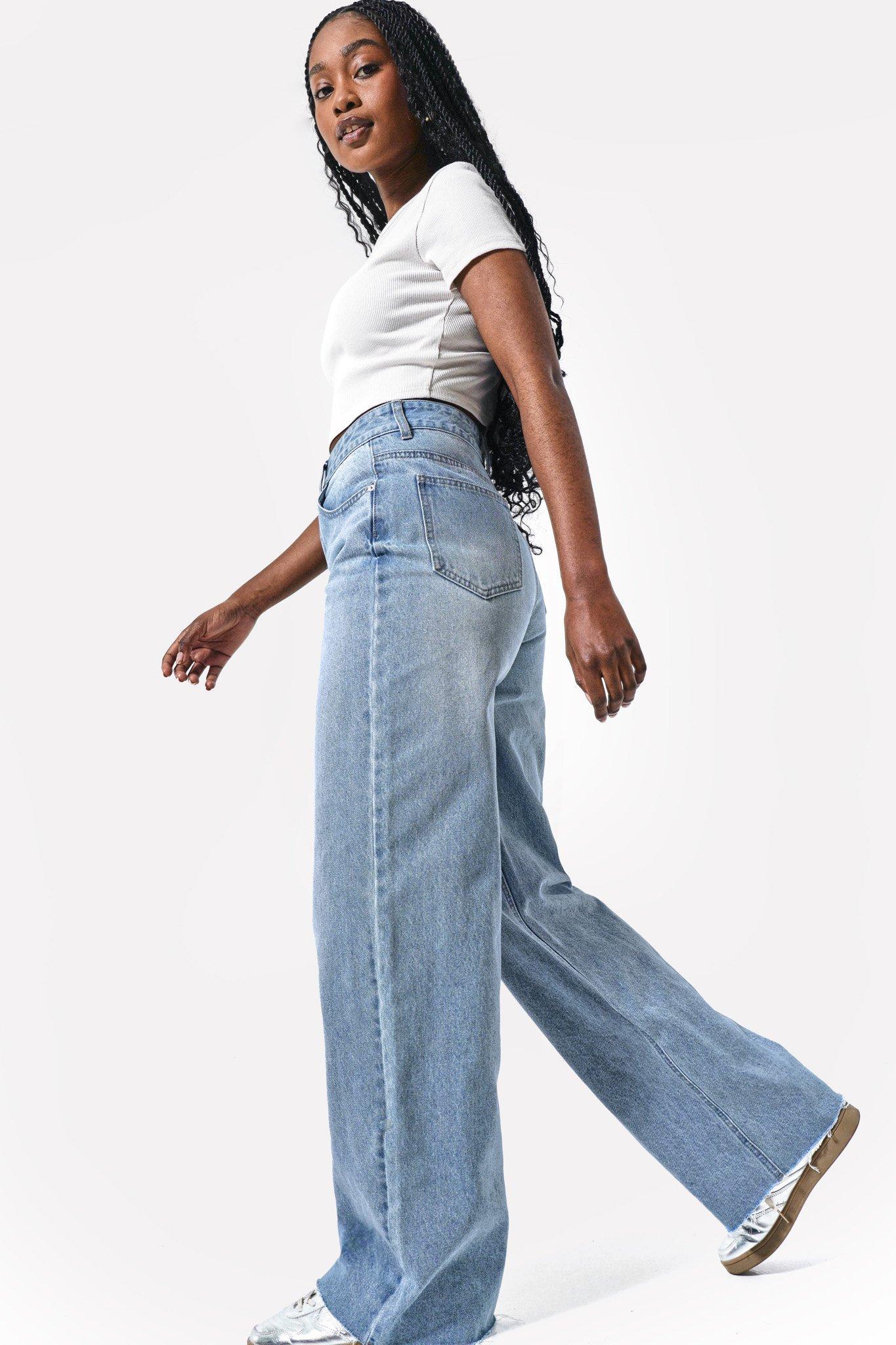WIDE LEG JEAN DENIM