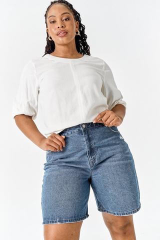 Bermuda Denim Shorts