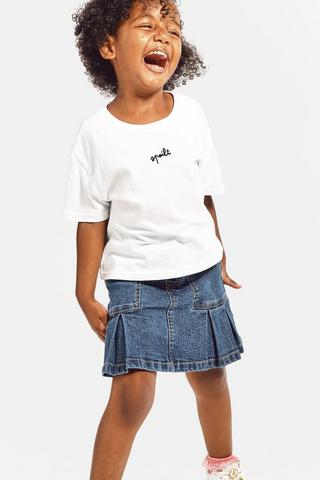 Long denim skirts for toddlers hotsell