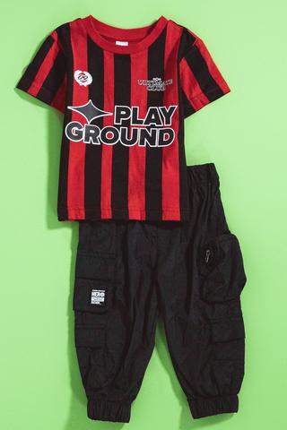 T-Shirt and Cargo Joggers Set