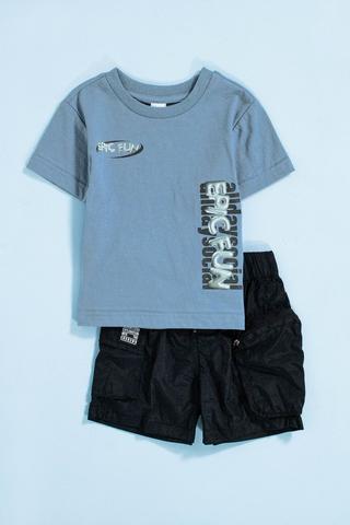 Graphic T-Shirt And Cargo Shorts Set