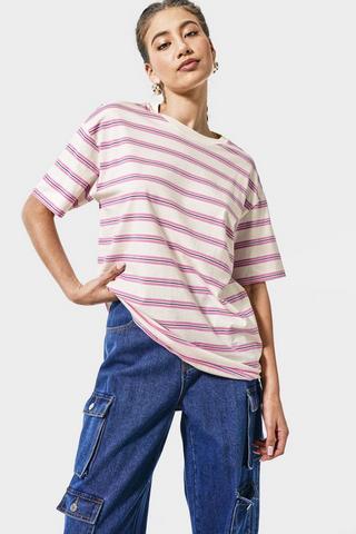 Stripe Oversized T-Shirt