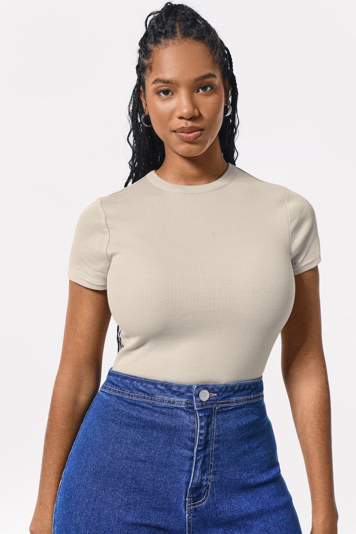 Ribbed Fitted Top