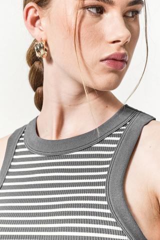 Seamless Stripe Tank Top
