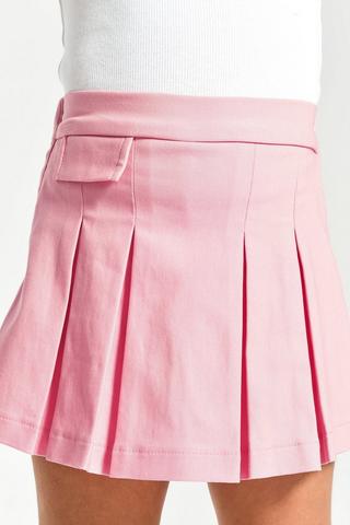 Pleated Skort
