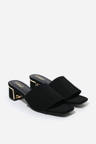 Block slip on heels hotsell