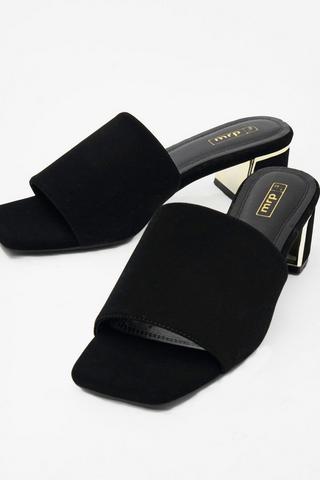 Slip-on Block Heel