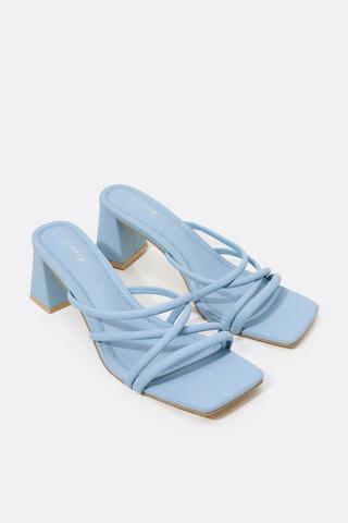 Strappy Block Heel
