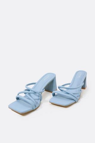 Strappy Block Heel