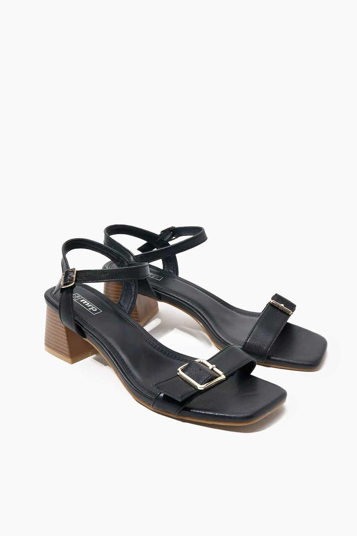 Platform Block Heel Ankle Strap Sandals