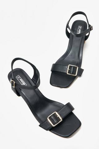 Ankle Strap Block Heel