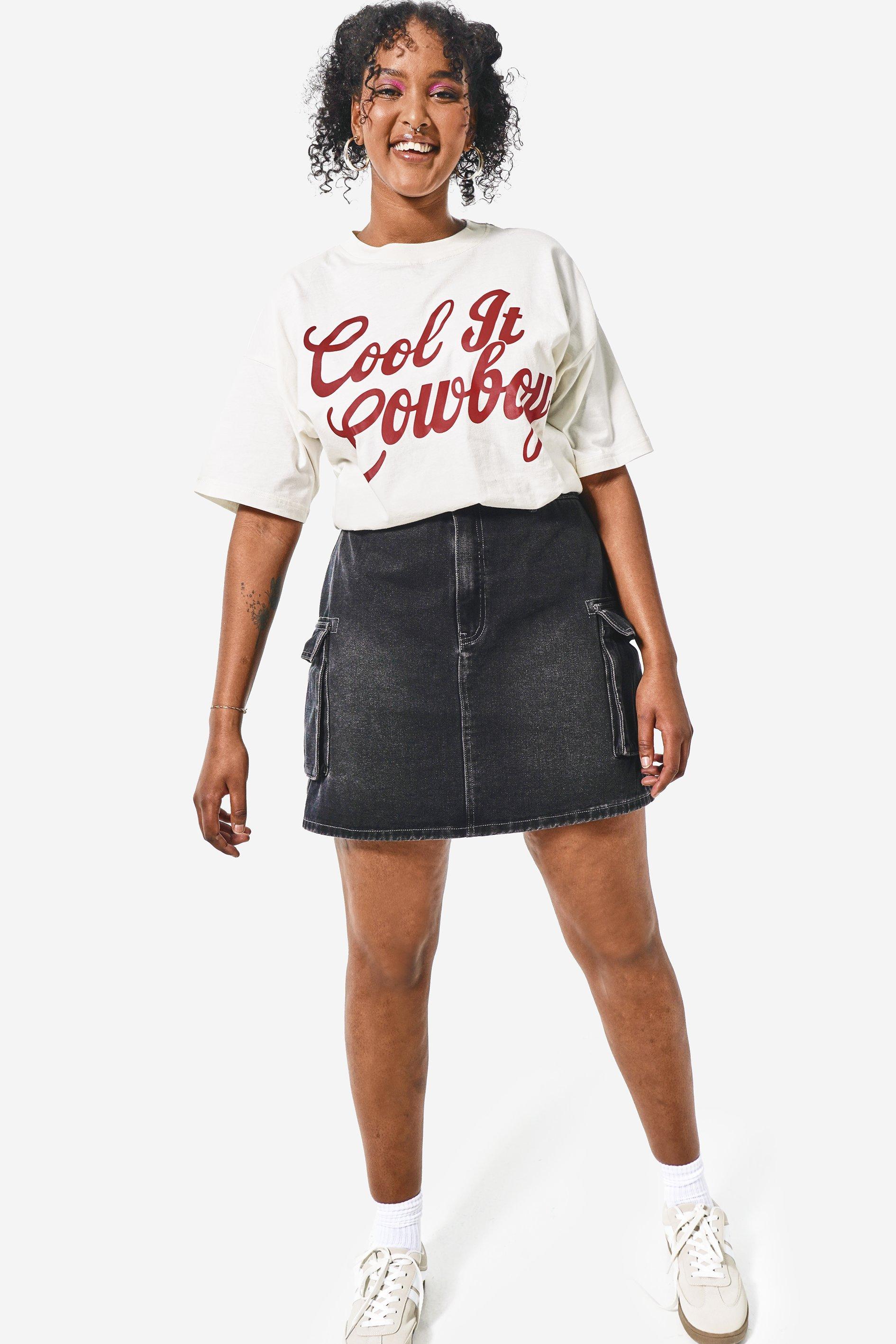 Nylon Utility Skirt - Ecru