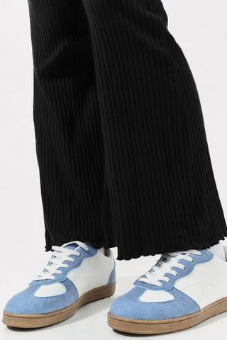 Ribbed Flare Leggings