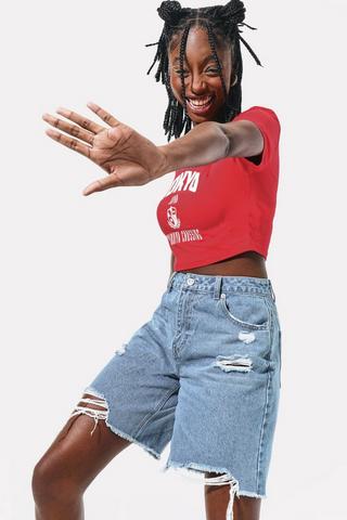 Bermuda Denim Shorts