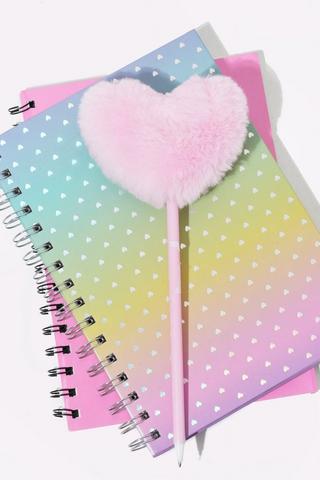 Fluffy Pen - Heart