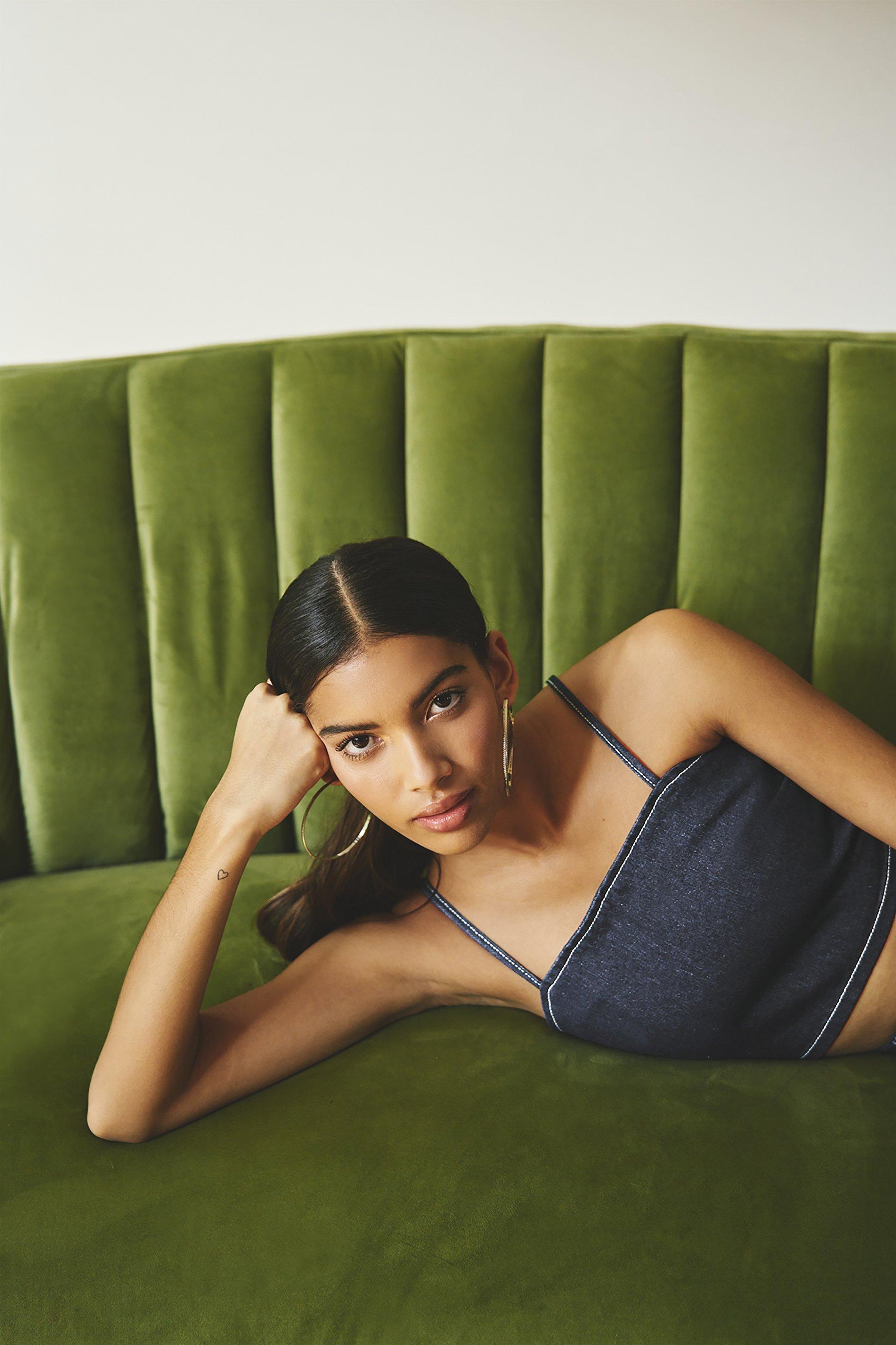 DENIM CAMISOLE TOP visual data 6