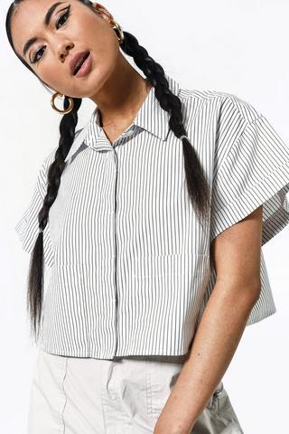 Stripe Poplin Shirt