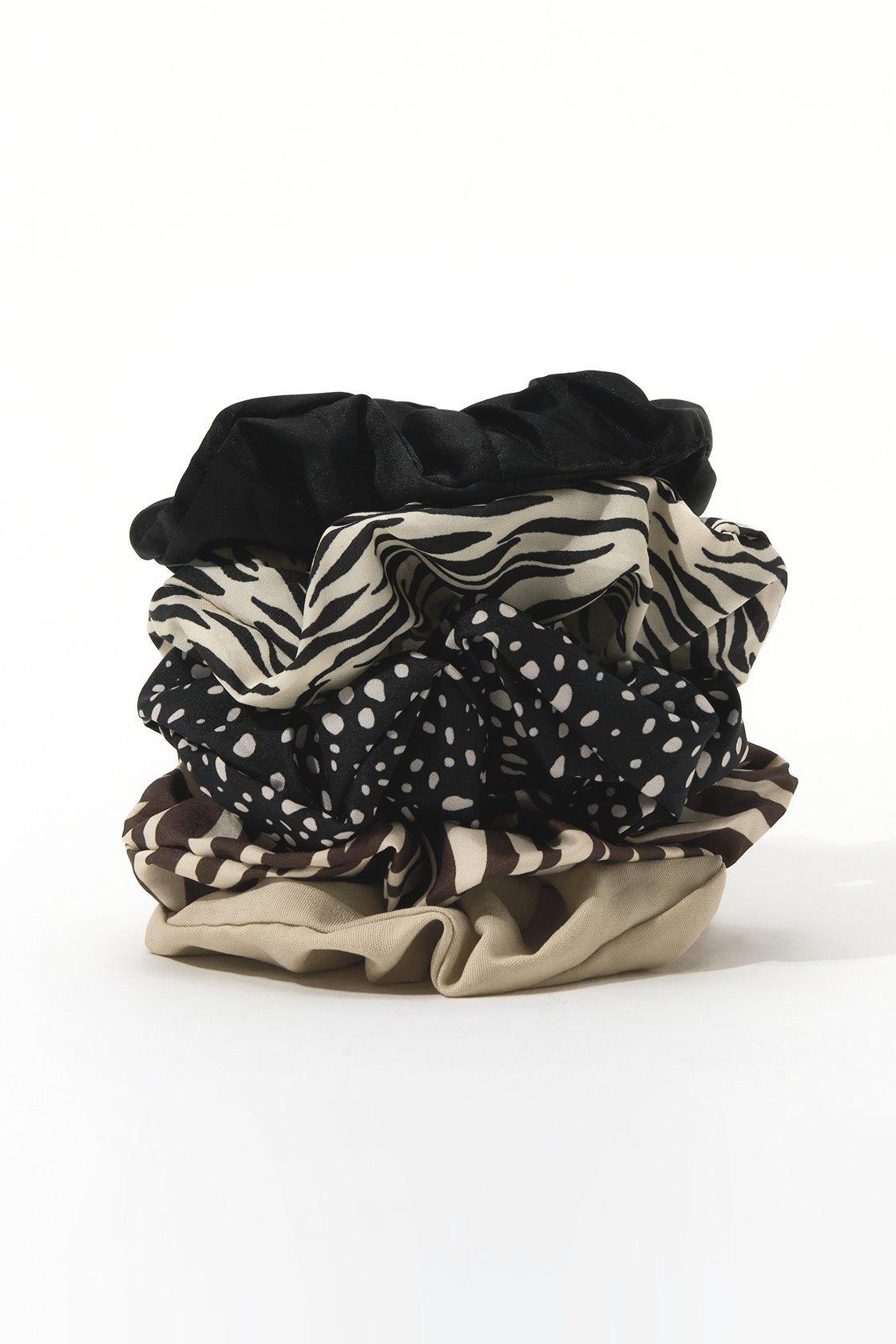 Scrunchies - Set of 5 (Assorted)