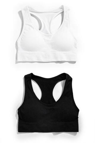 2 Pack Crop Bras