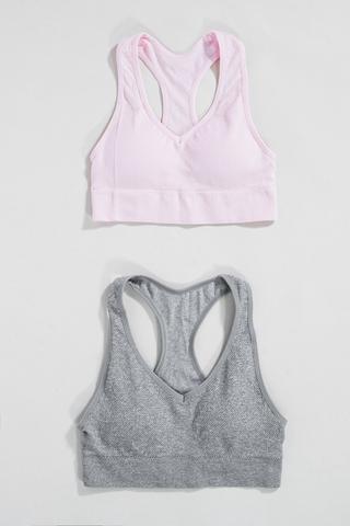 2 Pack Crop Bras