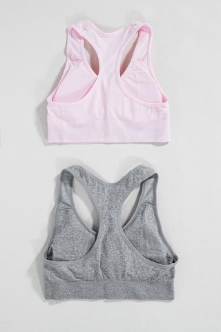 2 Pack Crop Bras