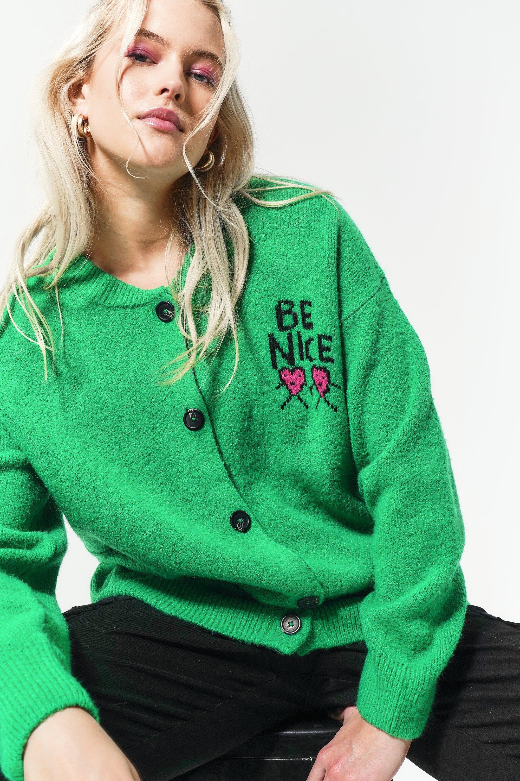 Oversized Knit Cardigan