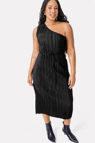 One Shoulder Column Dress