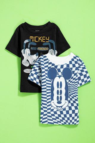 2 Pack Mickey Mouse T-Shirts