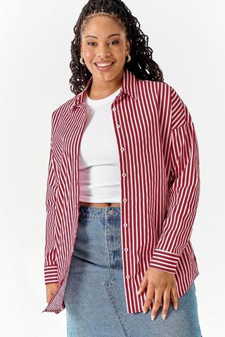 Oversized Stripe Shirt