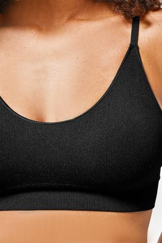 2 Pack Seamless Crop Bra