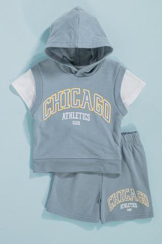 Active Hoodie And Shorts Set