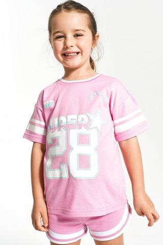 Oversized T-Shirt And Shorts Set