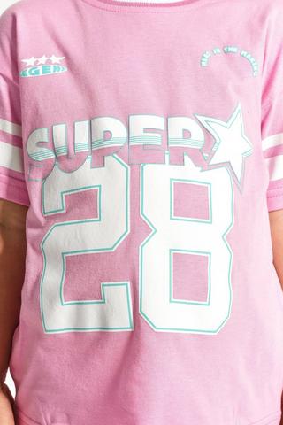 Oversized T-Shirt And Shorts Set