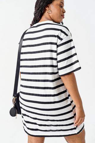 Stripe T shirt Dress