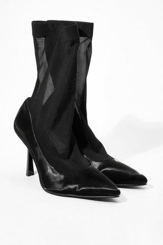 Sock Court Heel