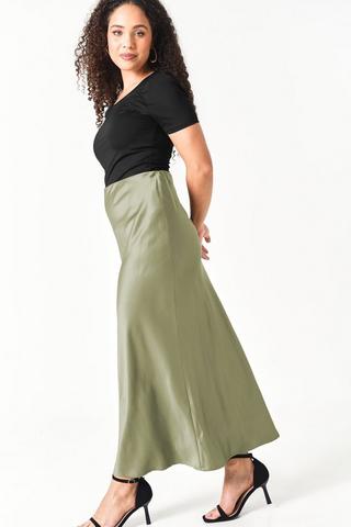 Satin Slip Skirt