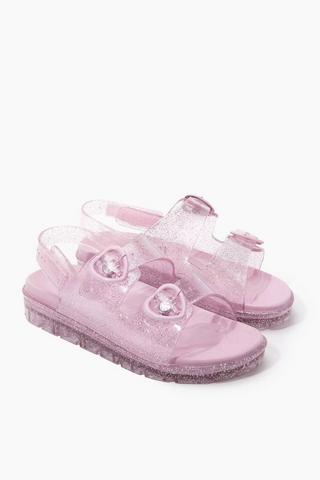 Glitter Ankle Strap Sandal