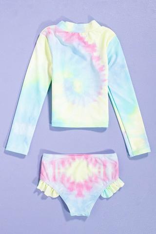 Minnie Mouse Long Sleeve Rashvest And Bikini Botton Set