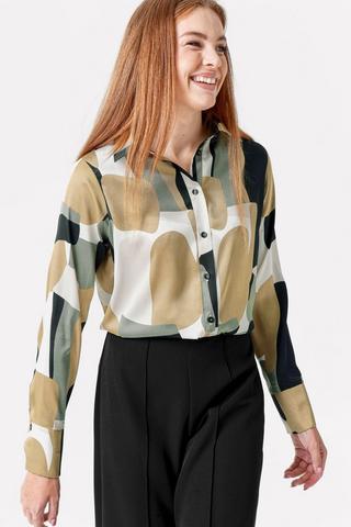 Slouchy Satin Shirt
