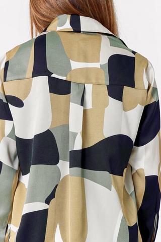 Slouchy Satin Shirt