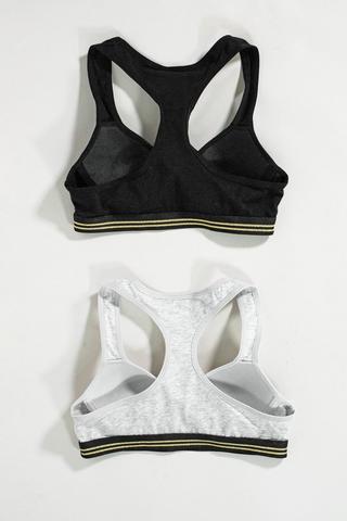 2 Pack Crop Bras