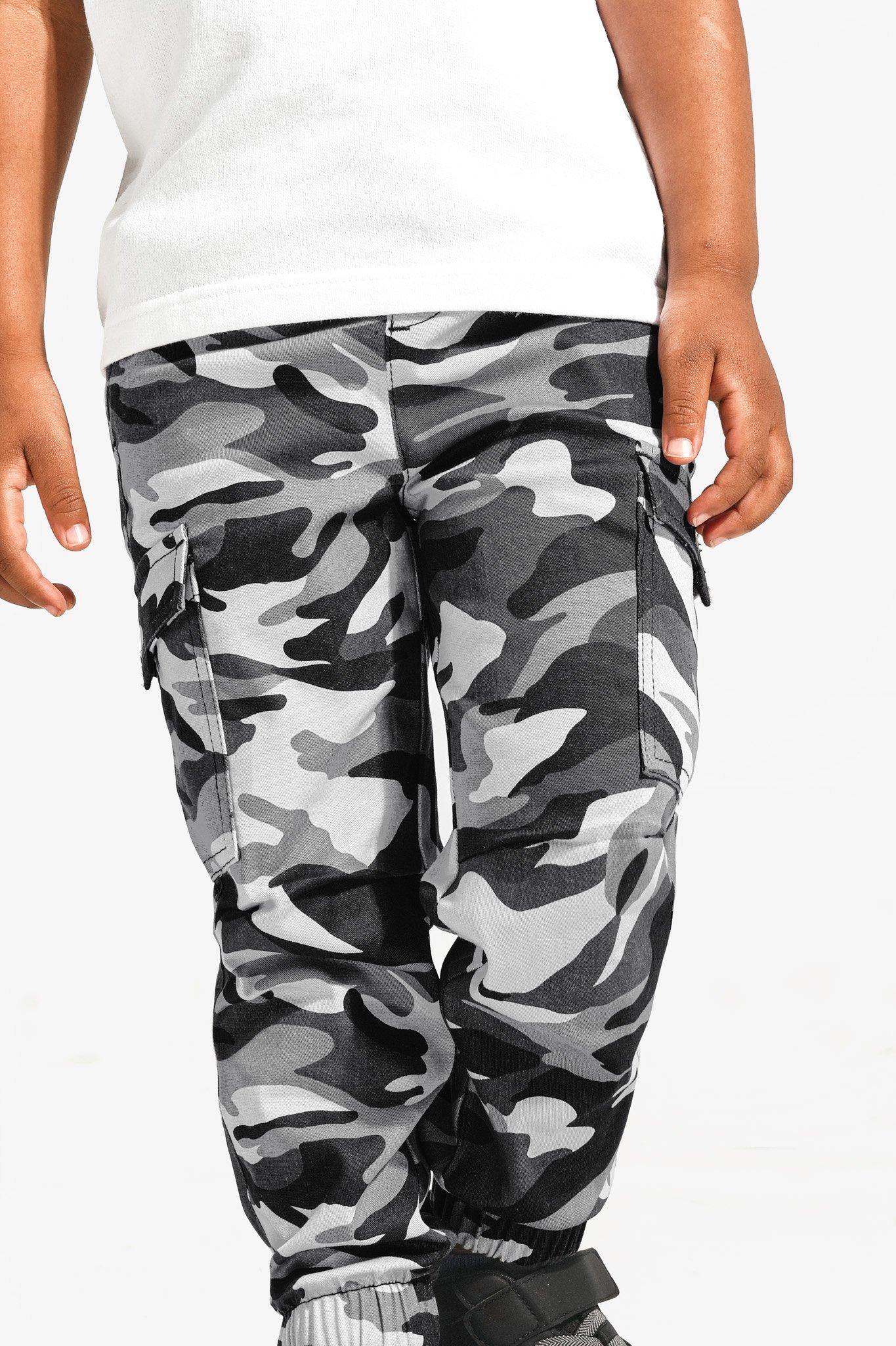 Boys camo cargo pants deals